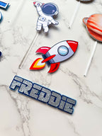Astronaut Birthday Cake Toppers - Demi's Krafts