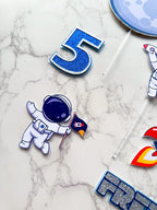 Astronaut Birthday Cake Toppers - Demi's Krafts