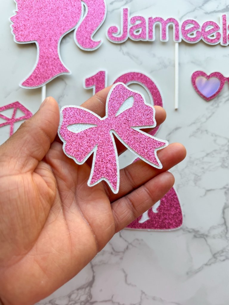 Dark Pink Glitter Cardstock - Demi's Krafts