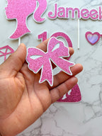 Dark Pink Glitter Cardstock - Demi's Krafts