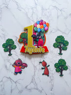 Bing Bunny Birthday Cake Topper - Demi's Krafts