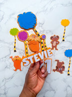 Personalised Lorax Cake Toppers Set - Demi's Krafts