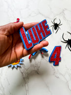 Personalised Spider Hero Cake Topper Set - £10 Set