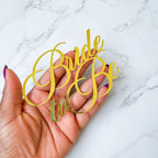 Bride to Be Cake Topper Charm - Demi's Krafts