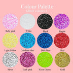 Glitter Foil Number Cupcake Toppers: Age Cupcake Topper - Demi's Krafts