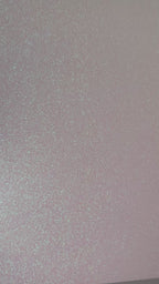 Iridescent White Glitter Cardstock